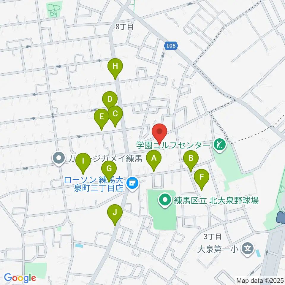 アキヤマフルート周辺の駐車場・コインパーキング一覧地図