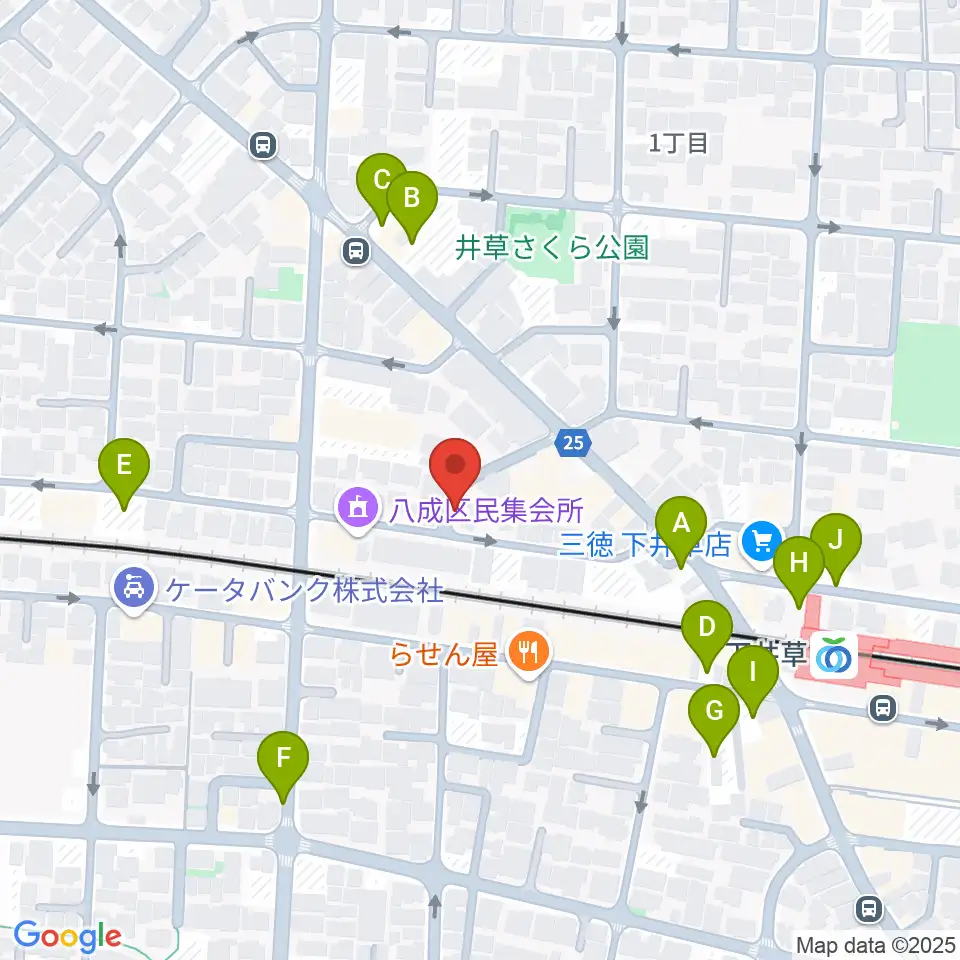 ジャパンロータリートランペットセンター周辺の駐車場・コインパーキング一覧地図