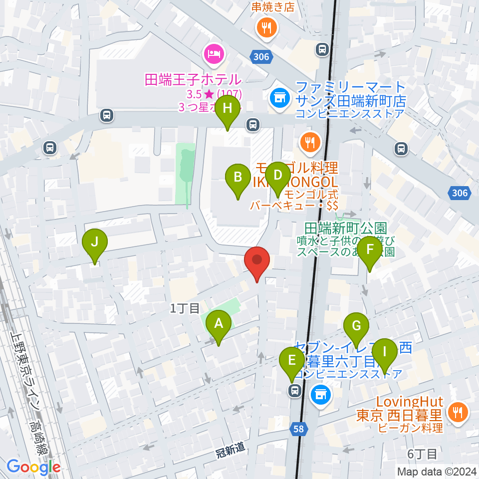 ナイトオカリナ周辺の駐車場・コインパーキング一覧地図