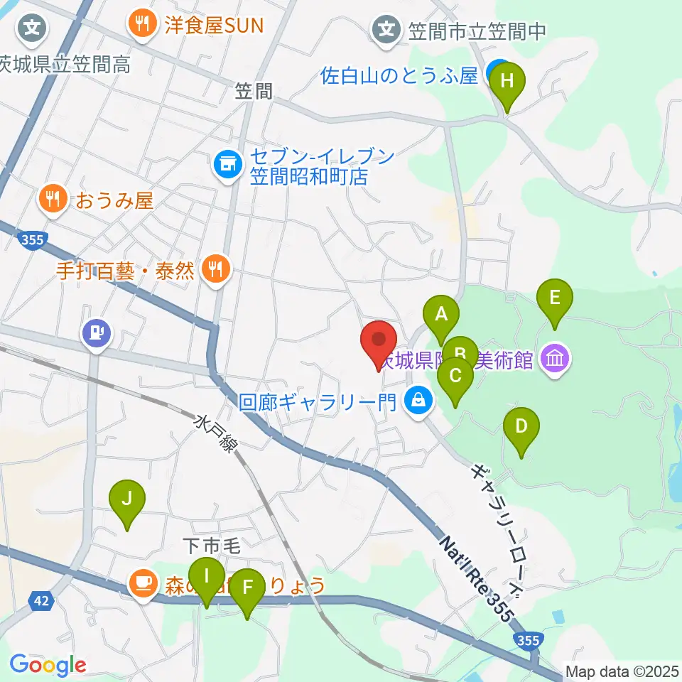 カンターレ・オカリナ周辺の駐車場・コインパーキング一覧地図