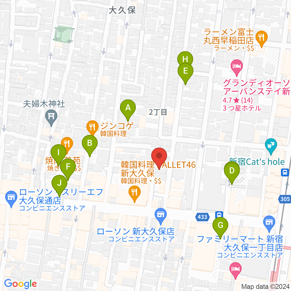 グローバル管楽器技術学院周辺の駐車場・コインパーキング一覧地図