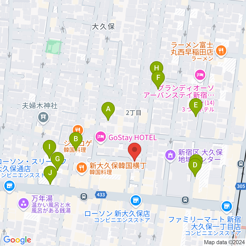 グローバル管楽器技術学院周辺の駐車場・コインパーキング一覧地図