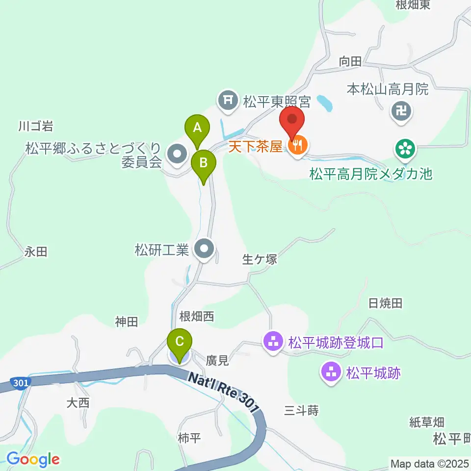 楽工房 風の音周辺の駐車場・コインパーキング一覧地図