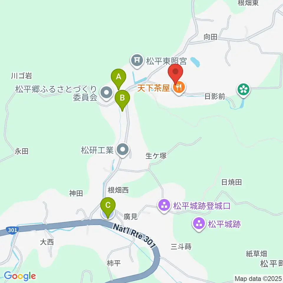 楽工房 風の音周辺の駐車場・コインパーキング一覧地図