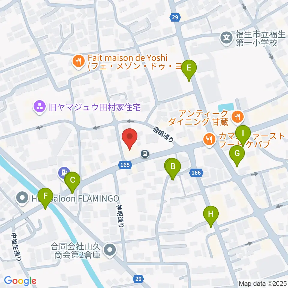 ギター工房アナグマ周辺の駐車場・コインパーキング一覧地図