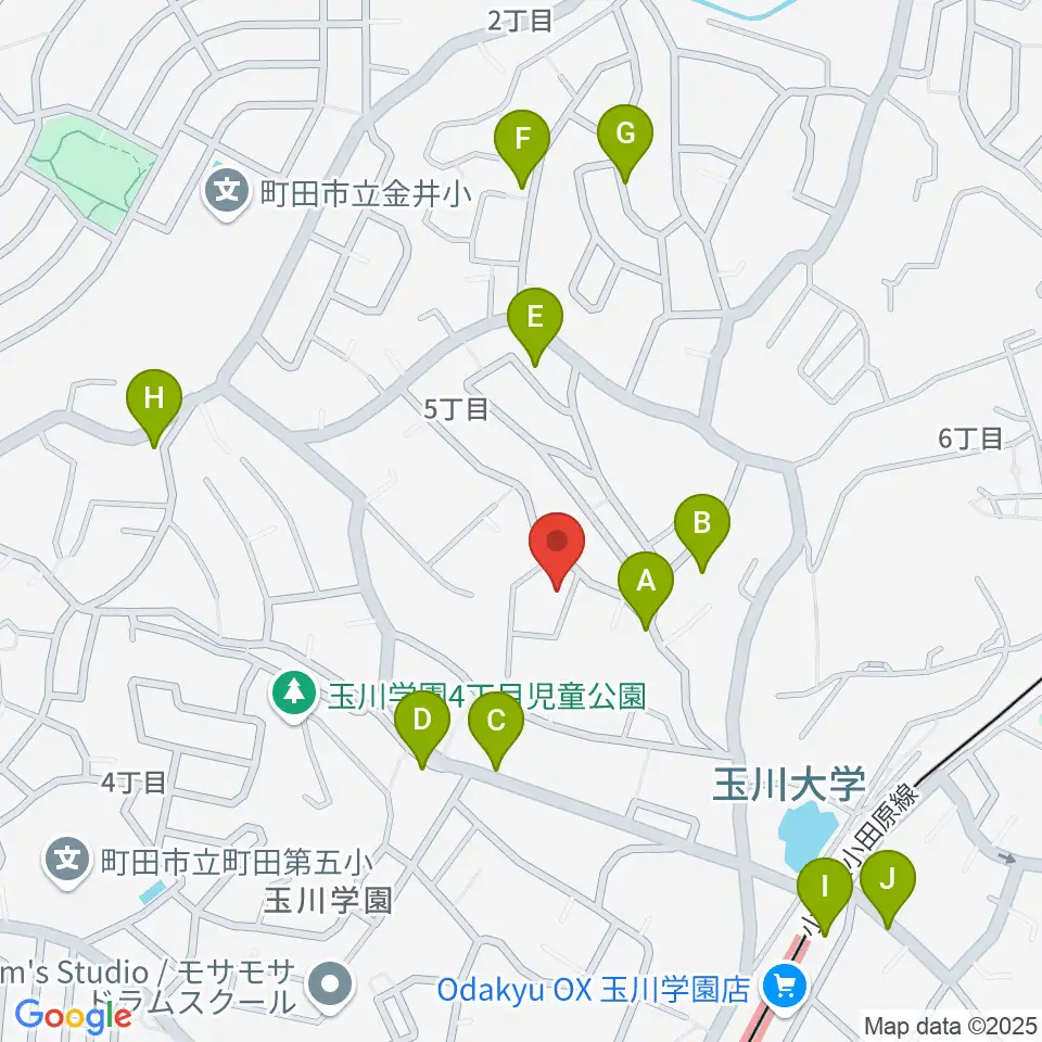 茶位ギター工房周辺の駐車場・コインパーキング一覧地図