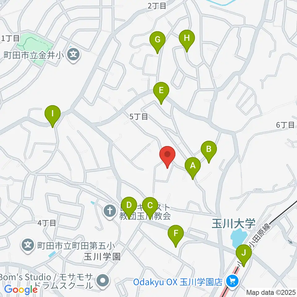 茶位ギター工房周辺の駐車場・コインパーキング一覧地図