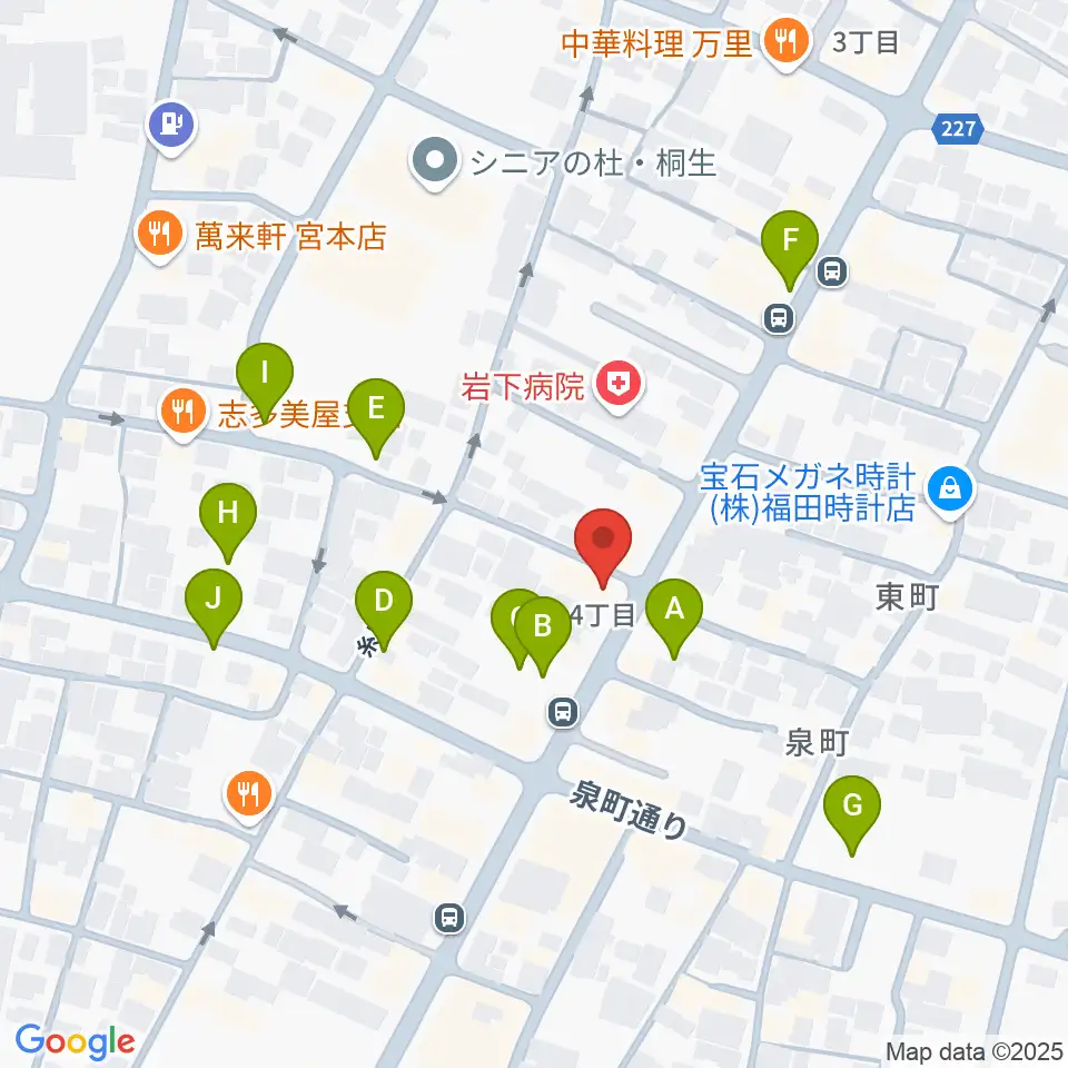 伊藤丈晃ヴァイオリン工房周辺の駐車場・コインパーキング一覧地図