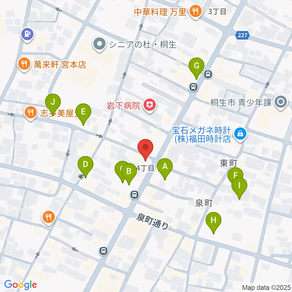 伊藤丈晃ヴァイオリン工房周辺の駐車場・コインパーキング一覧地図
