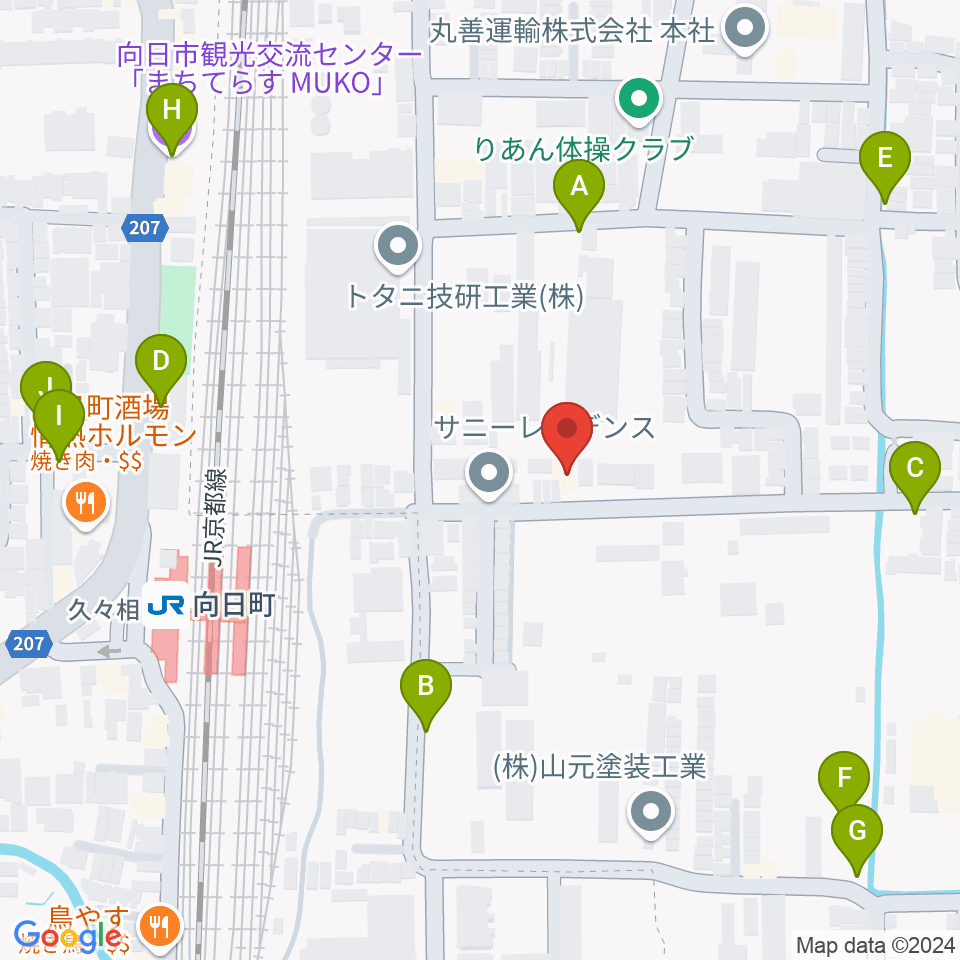 占部弦楽器製作所周辺の駐車場・コインパーキング一覧地図