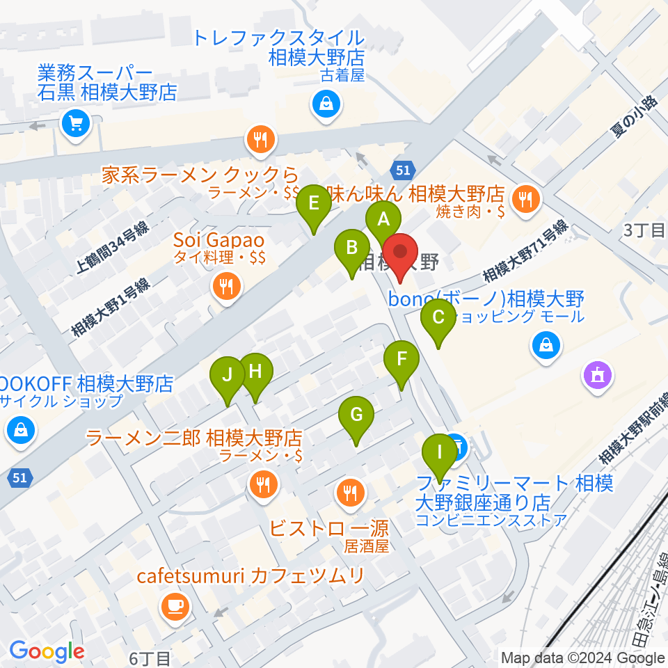 弦楽器タニカワ周辺の駐車場・コインパーキング一覧地図