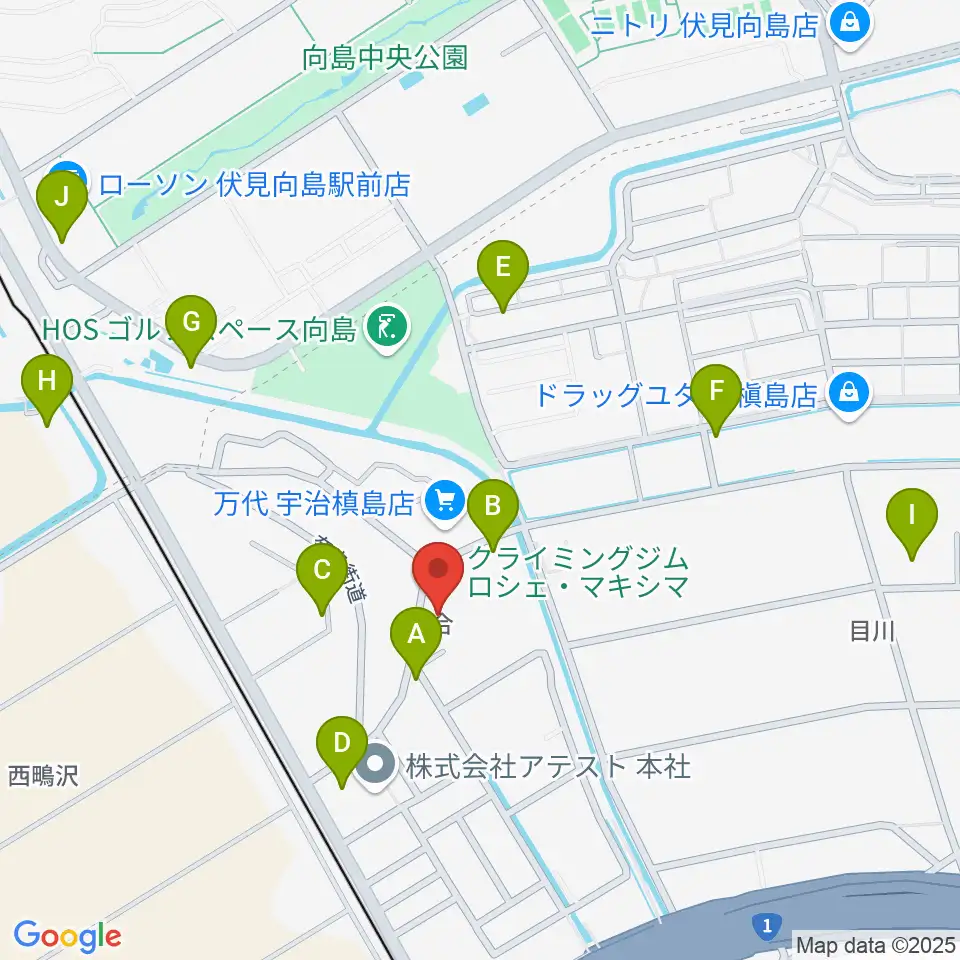 ヒガシ絃楽器製作所 オリエンテ周辺の駐車場・コインパーキング一覧地図