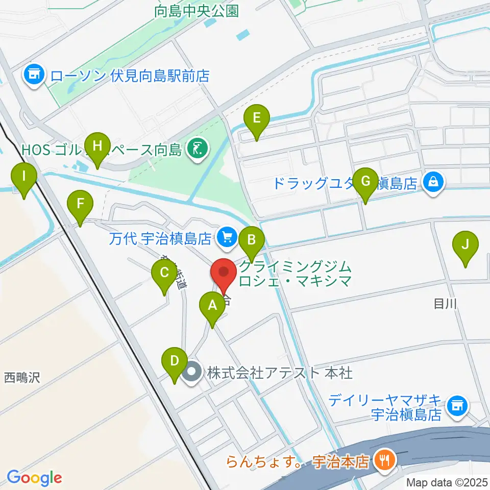 ヒガシ絃楽器製作所 オリエンテ周辺の駐車場・コインパーキング一覧地図