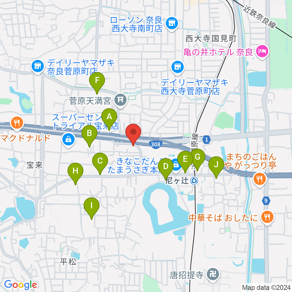 Studio Sola周辺の駐車場・コインパーキング一覧地図