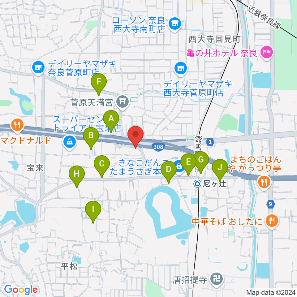 Studio Sola周辺の駐車場・コインパーキング一覧地図