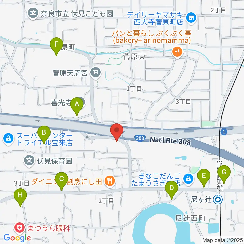 Studio Sola周辺の駐車場・コインパーキング一覧地図
