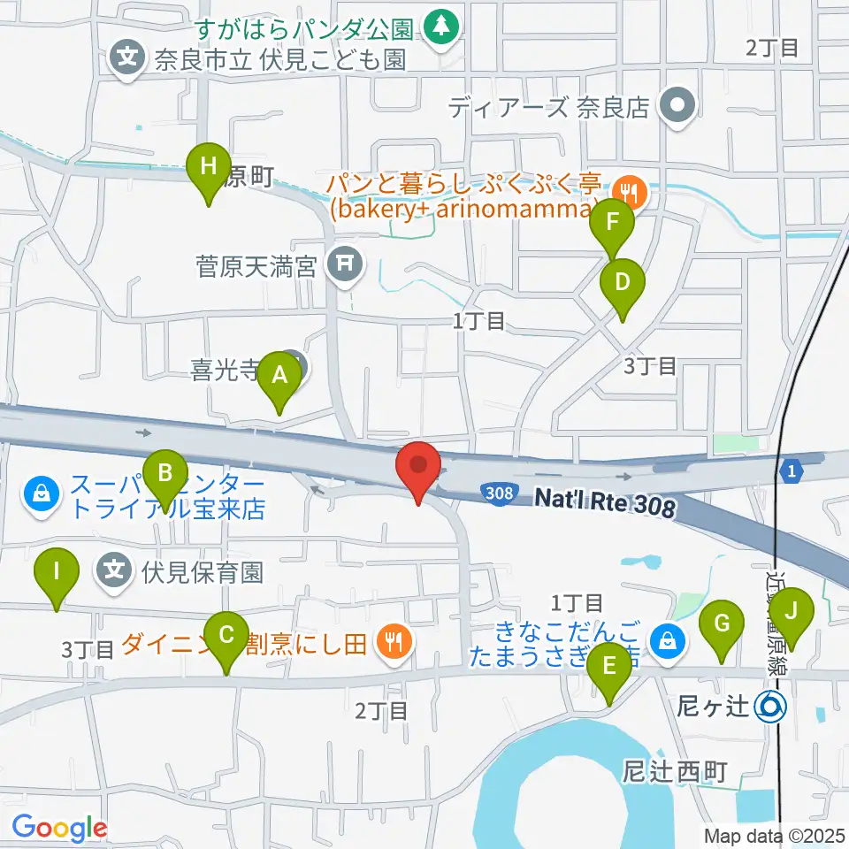 Studio Sola周辺の駐車場・コインパーキング一覧地図