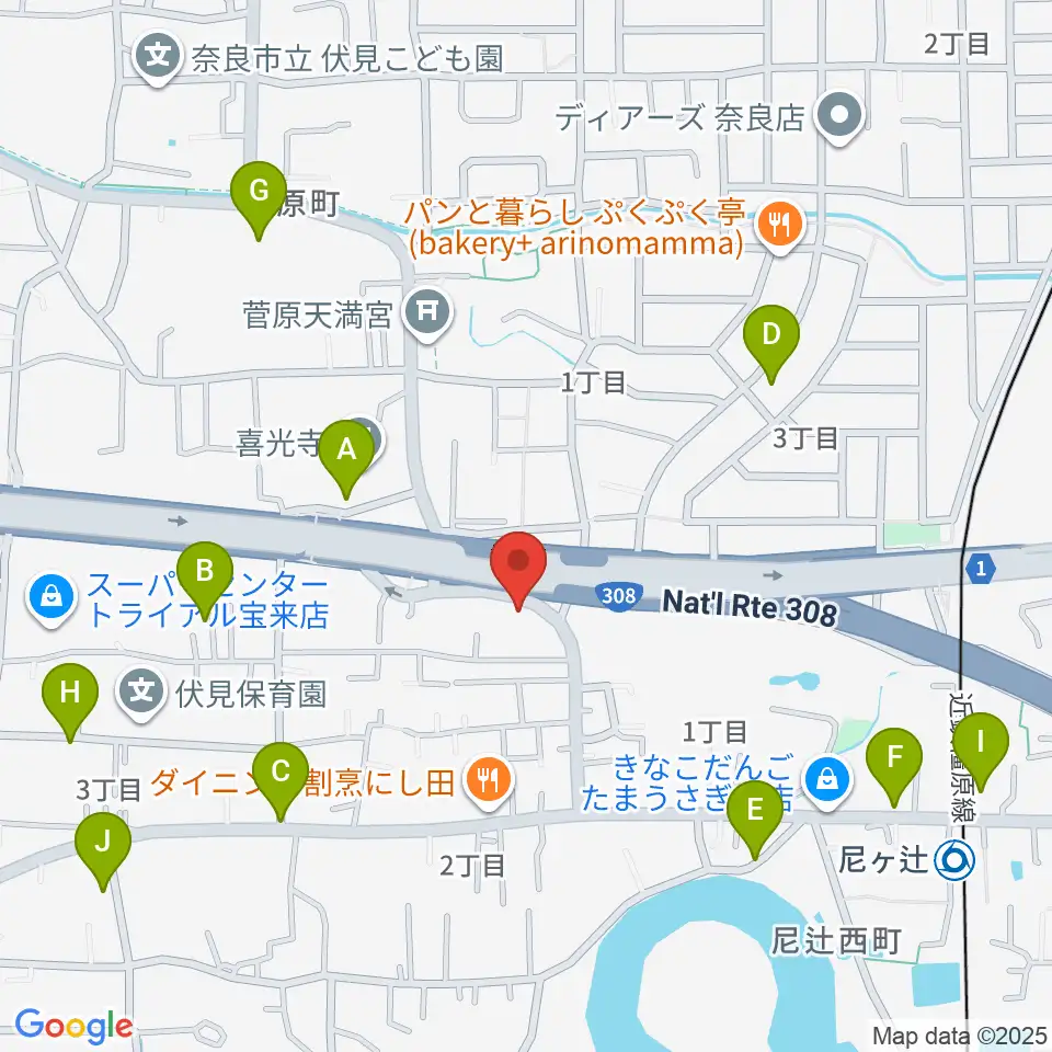 Studio Sola周辺の駐車場・コインパーキング一覧地図