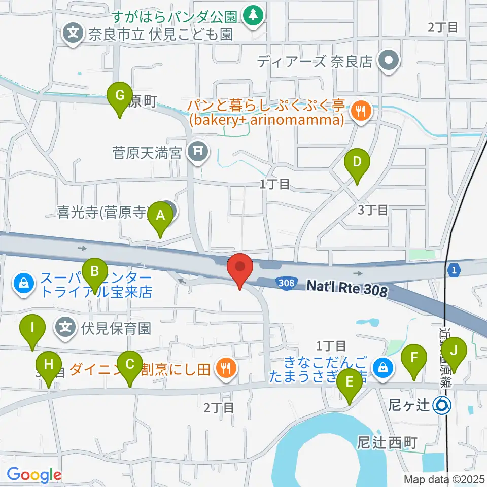 Studio Sola周辺の駐車場・コインパーキング一覧地図