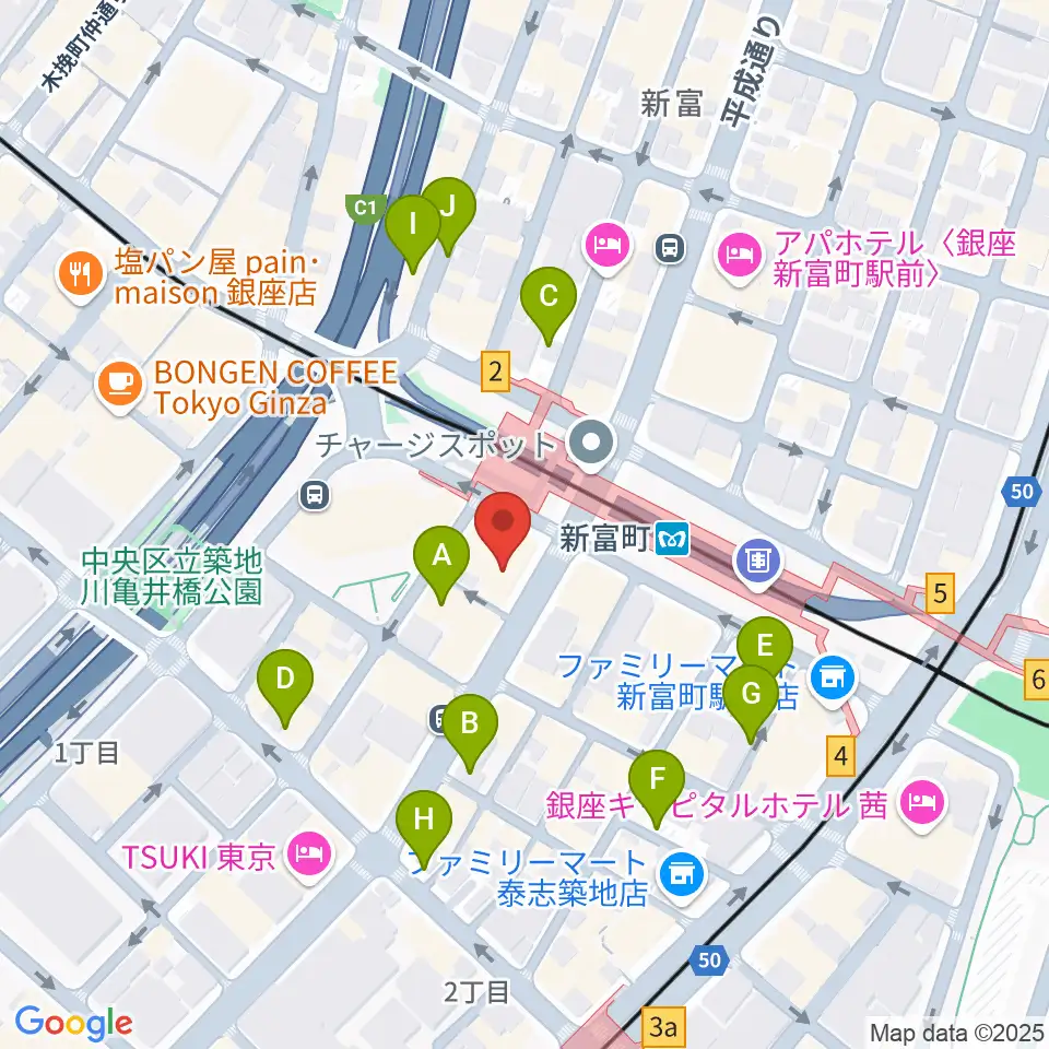 株式会社ダ・ヴィンチヴァイオリン周辺の駐車場・コインパーキング一覧地図