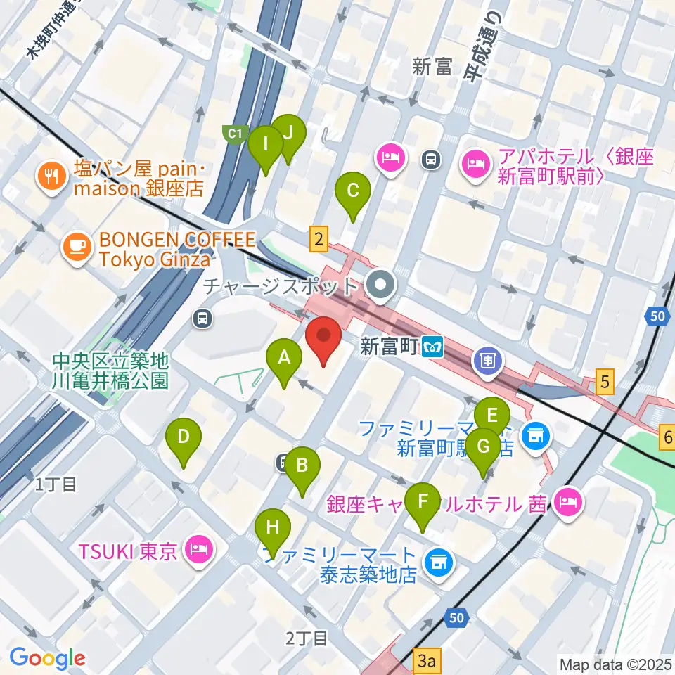 株式会社ダ・ヴィンチヴァイオリン周辺の駐車場・コインパーキング一覧地図