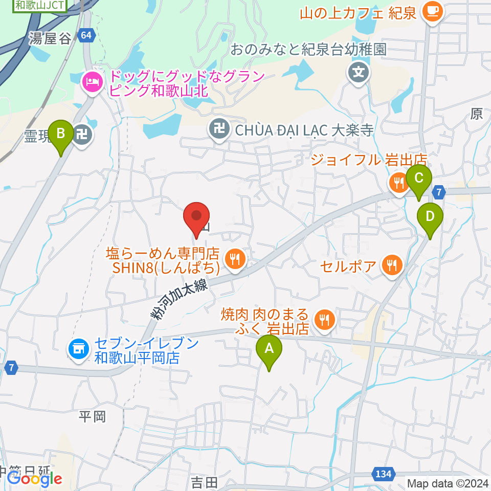 福田ヴァイオリン＆チェロ教室周辺の駐車場・コインパーキング一覧地図