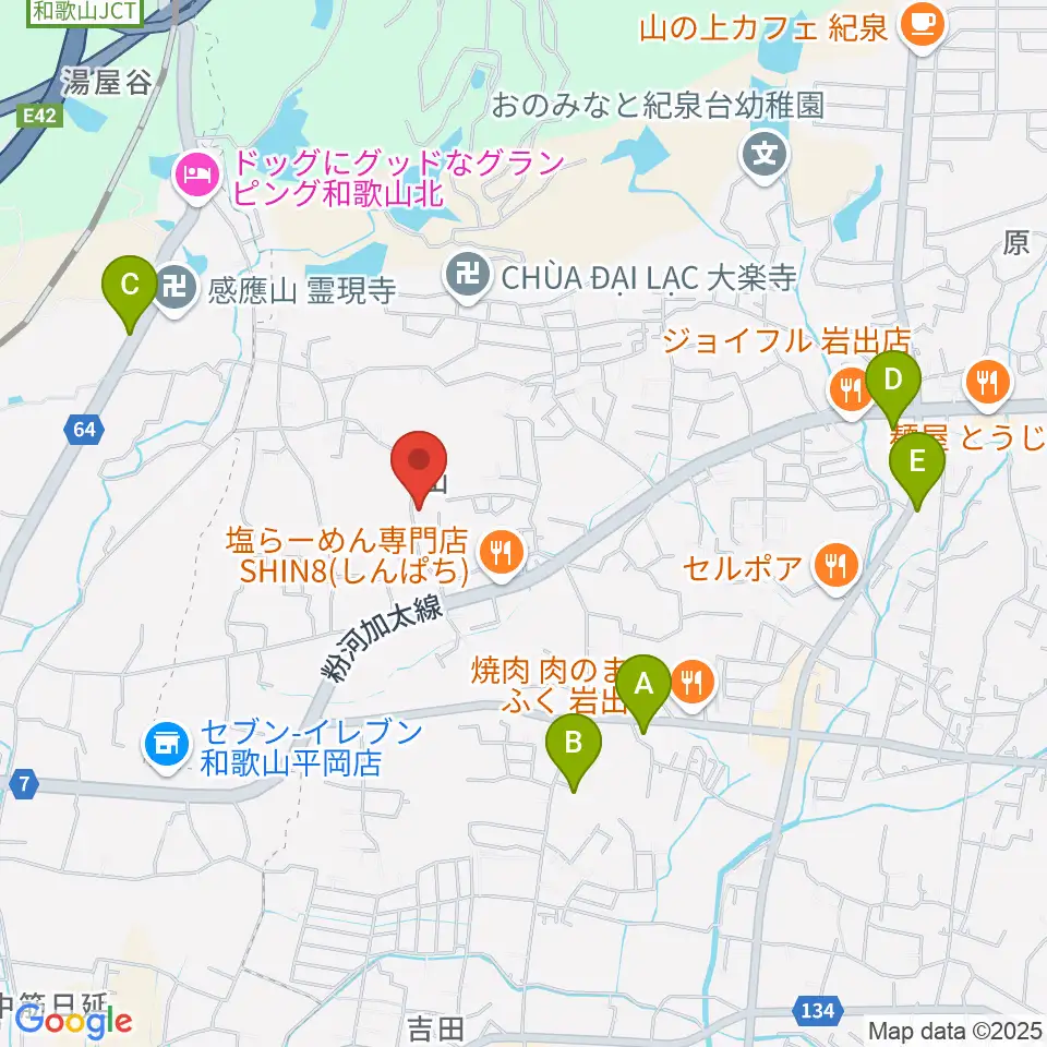 福田ヴァイオリン&チェロ教室周辺の駐車場・コインパーキング一覧地図