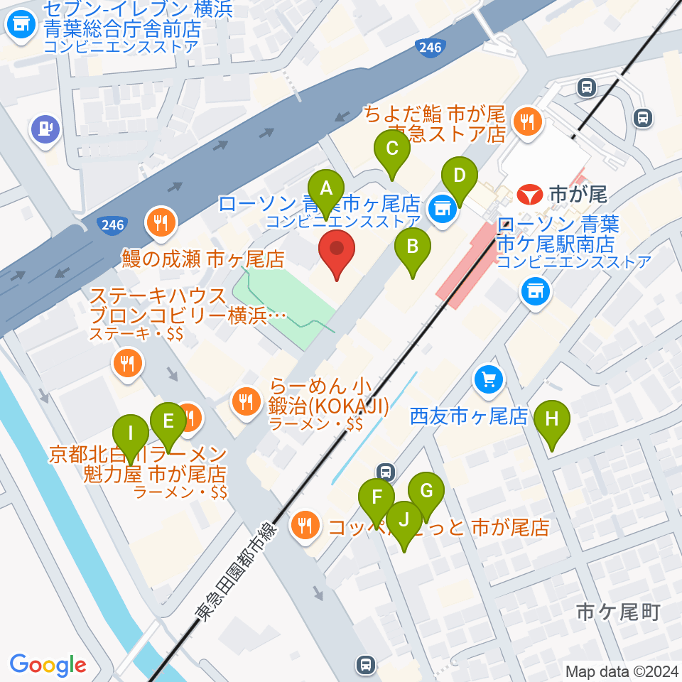 弦楽器カンタービレ周辺の駐車場・コインパーキング一覧地図