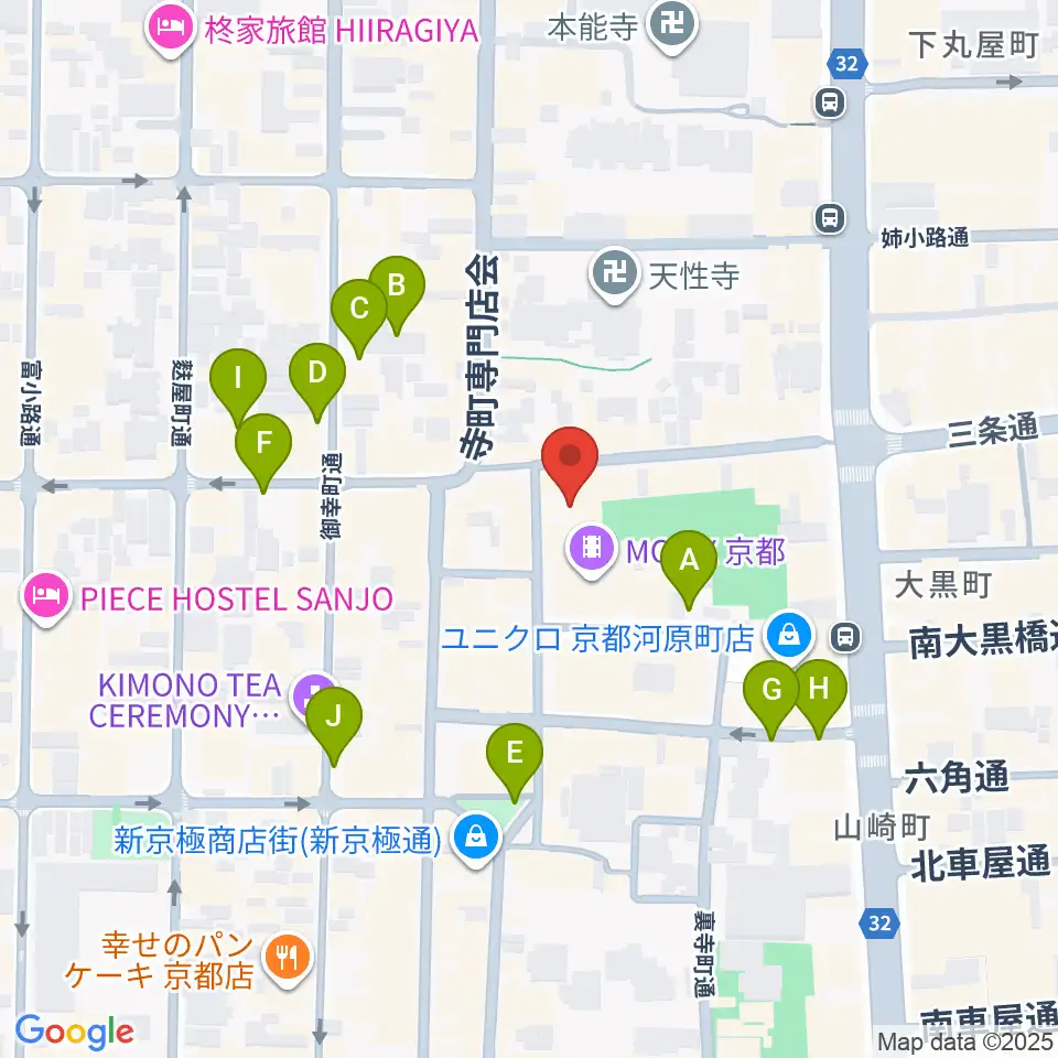 JEUGIA三条本店周辺の駐車場・コインパーキング一覧地図