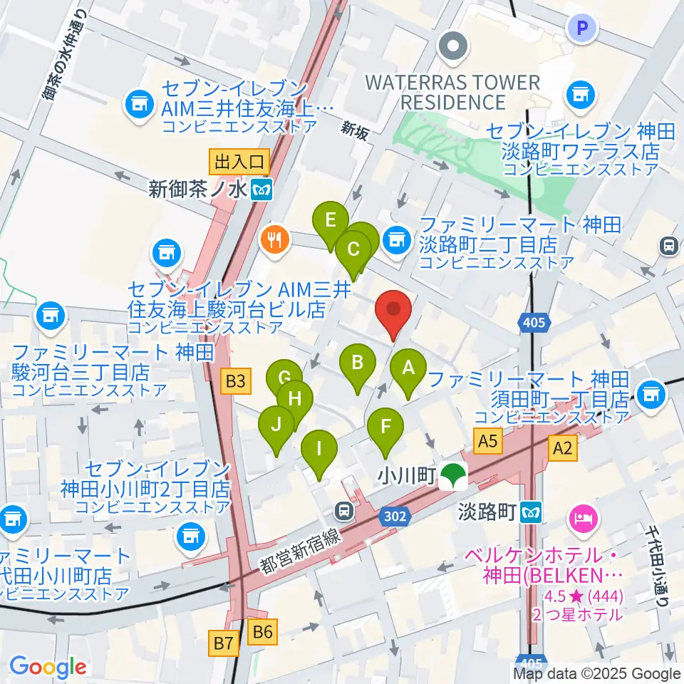 コチャバンバ東京店周辺の駐車場・コインパーキング一覧地図