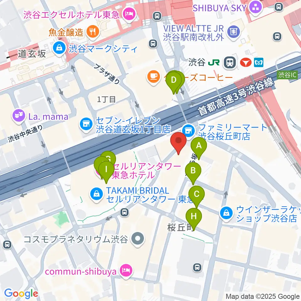 イケベアコーディオン教室周辺の駐車場・コインパーキング一覧地図