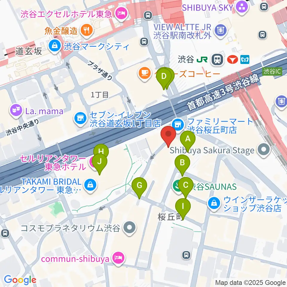 イケベアコーディオン教室周辺の駐車場・コインパーキング一覧地図