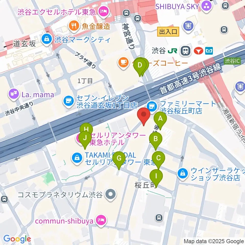 イケベアコーディオン教室周辺の駐車場・コインパーキング一覧地図