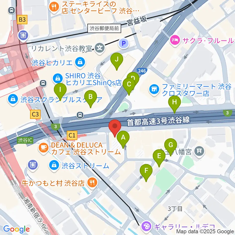 イケベ楽器店ウインドブロス周辺の駐車場・コインパーキング一覧地図