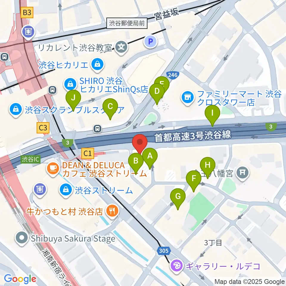 イケベ楽器店ウインドブロス周辺の駐車場・コインパーキング一覧地図