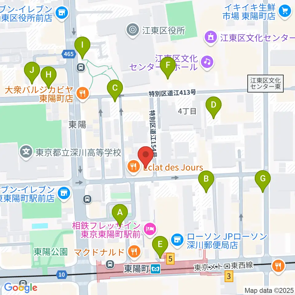 ビュッフェ・クランポン・ジャパン周辺の駐車場・コインパーキング一覧地図