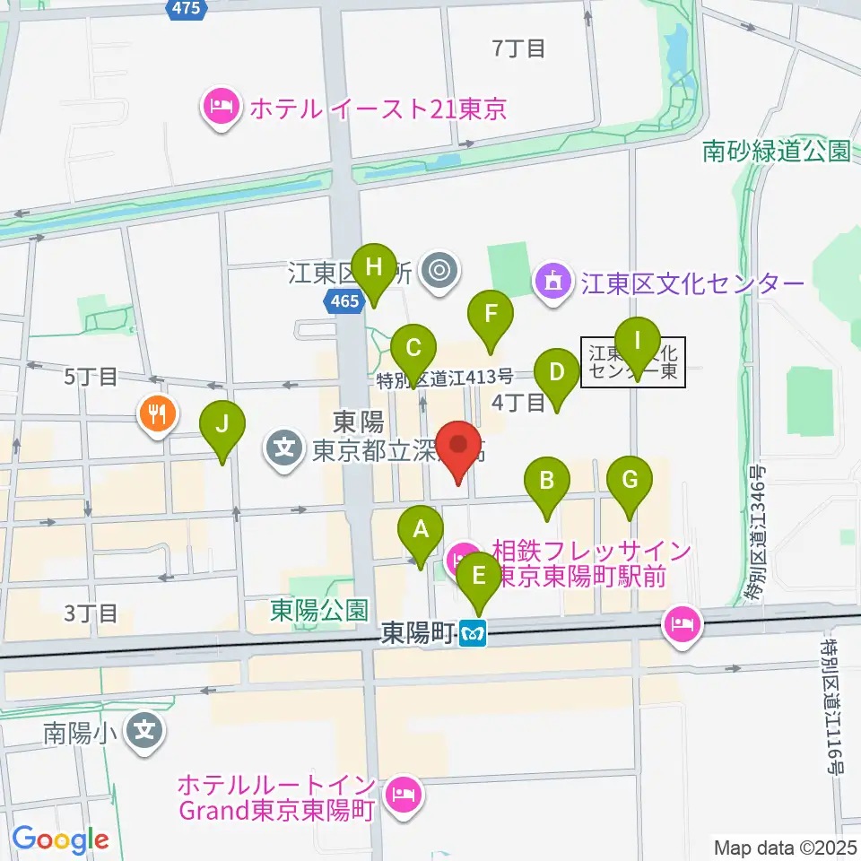 ビュッフェ・クランポン・ジャパン周辺の駐車場・コインパーキング一覧地図