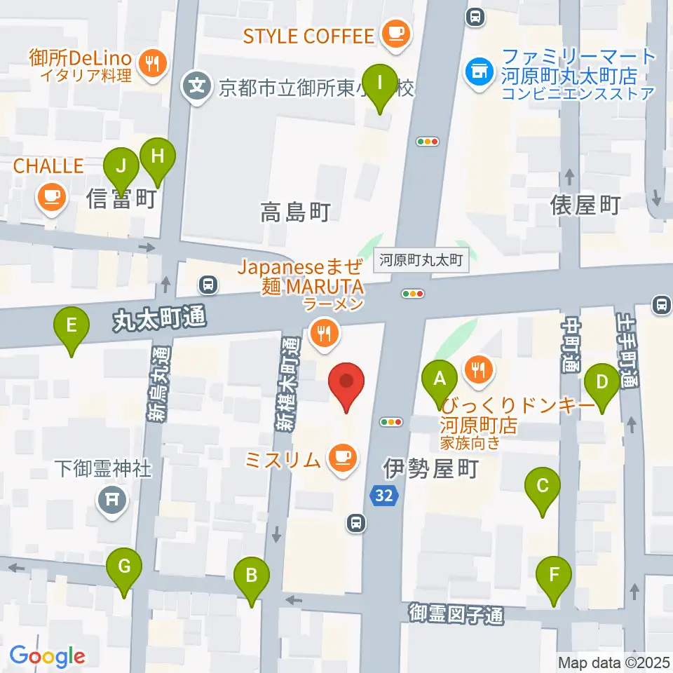 ティンカーベルミュージックスクール周辺の駐車場・コインパーキング一覧地図