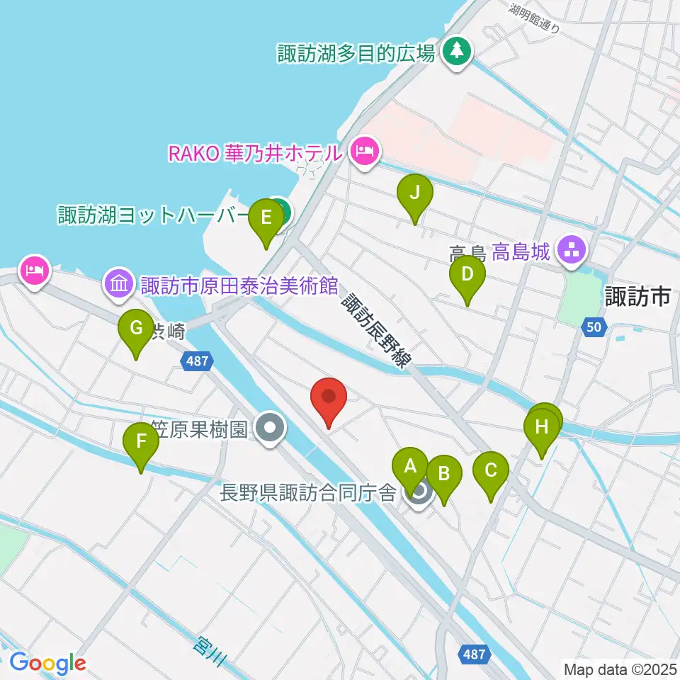 琴光堂和楽器店周辺の駐車場・コインパーキング一覧地図
