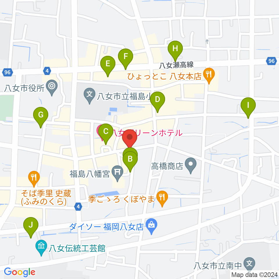 志げとみ楽器店周辺の駐車場・コインパーキング一覧地図