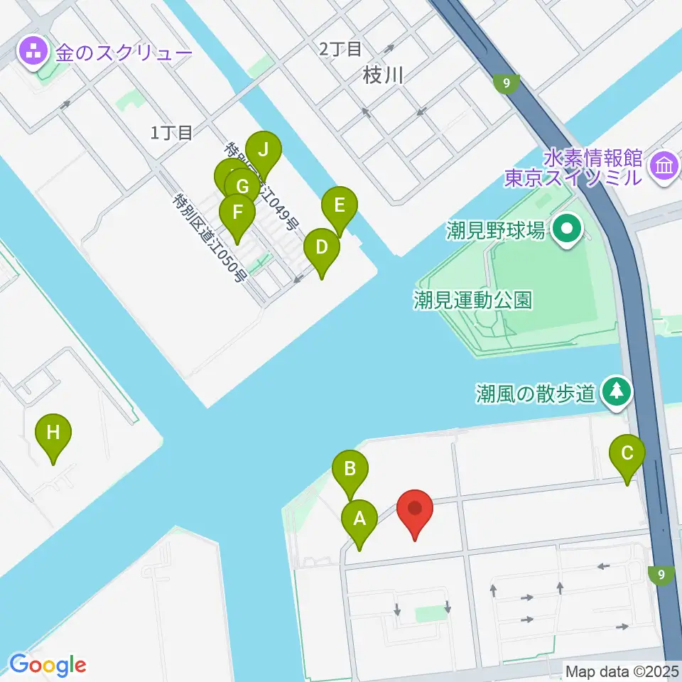 辰巳の森リトミック・ピアノ教室周辺の駐車場・コインパーキング一覧地図