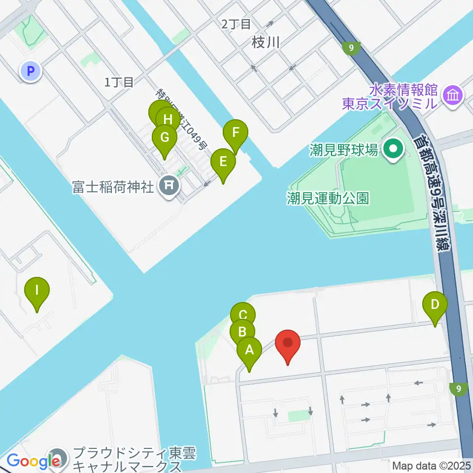 辰巳の森リトミック・ピアノ教室周辺の駐車場・コインパーキング一覧地図