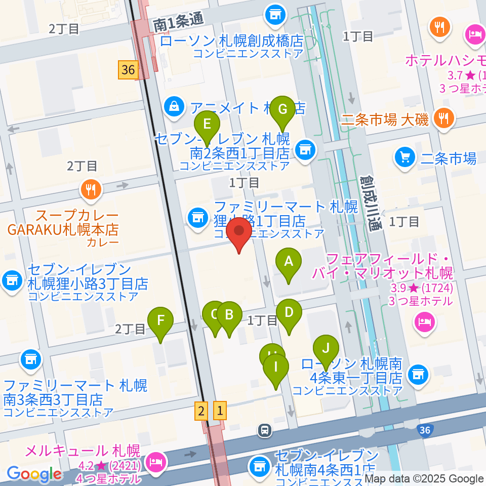 BIGBOSS札幌周辺の駐車場・コインパーキング一覧地図