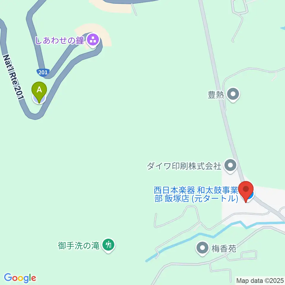 和太鼓ニシガク周辺の駐車場・コインパーキング一覧地図