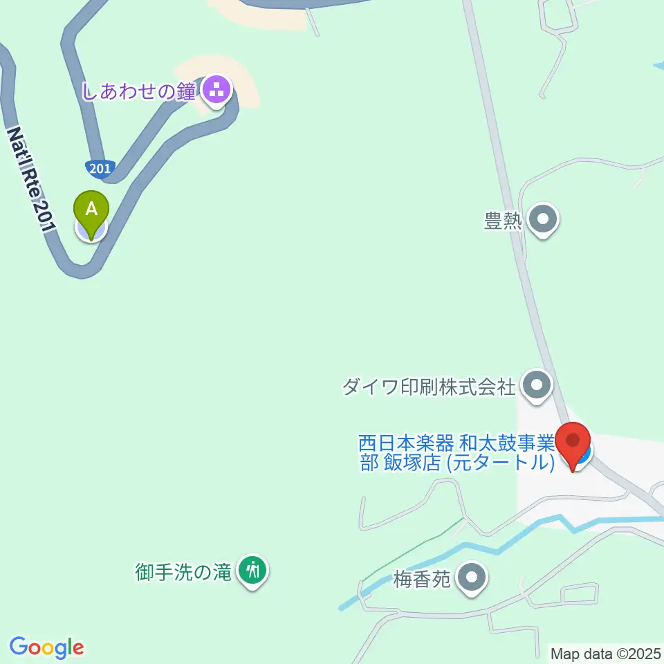 和太鼓ニシガク周辺の駐車場・コインパーキング一覧地図