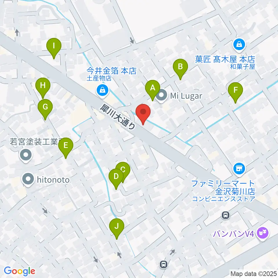 VOX OF JOY Mucic Studio周辺の駐車場・コインパーキング一覧地図