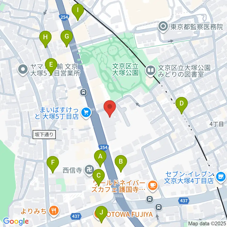 東邦音楽学校周辺の駐車場・コインパーキング一覧地図