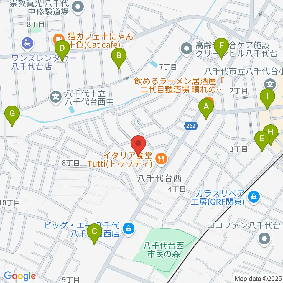 スズキ・メソード 印田クラス周辺の駐車場・コインパーキング一覧地図
