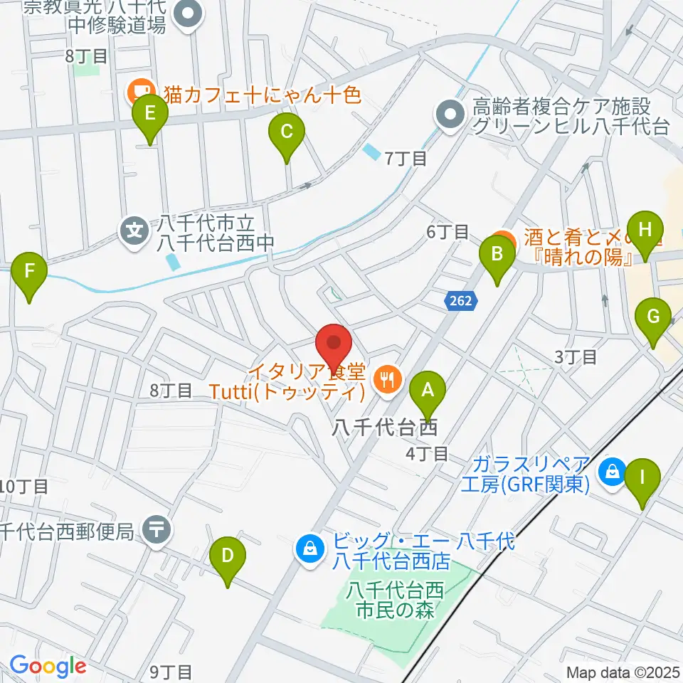 スズキ・メソード 印田クラス周辺の駐車場・コインパーキング一覧地図
