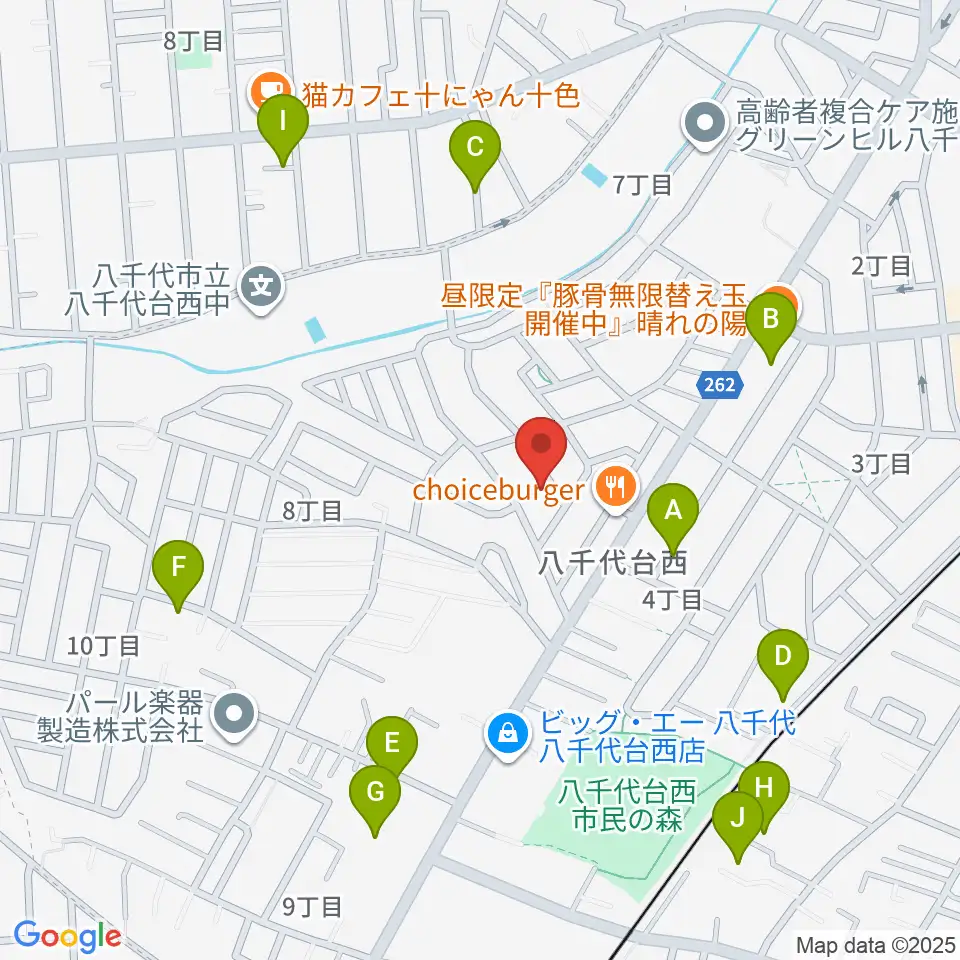 スズキ・メソード 印田クラス周辺の駐車場・コインパーキング一覧地図